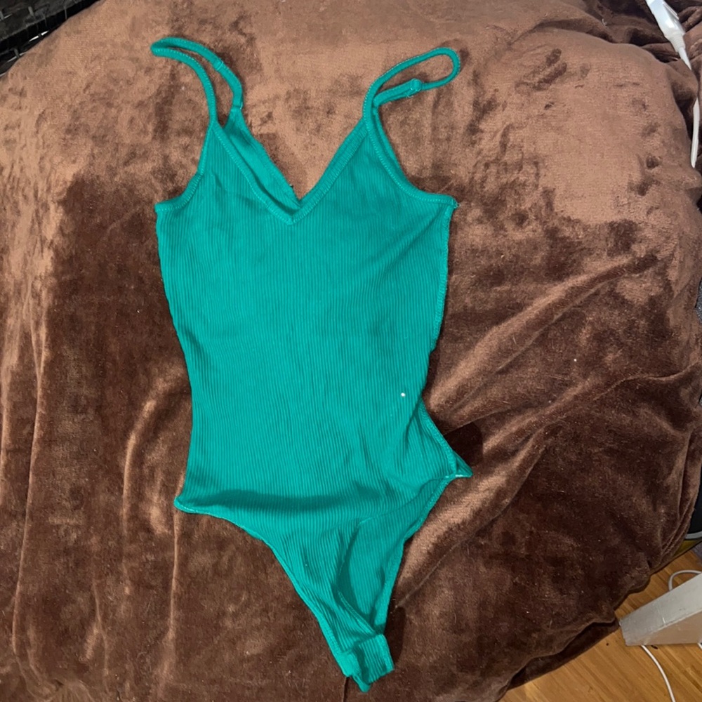 Ambiance Green Bodysuit Size Small